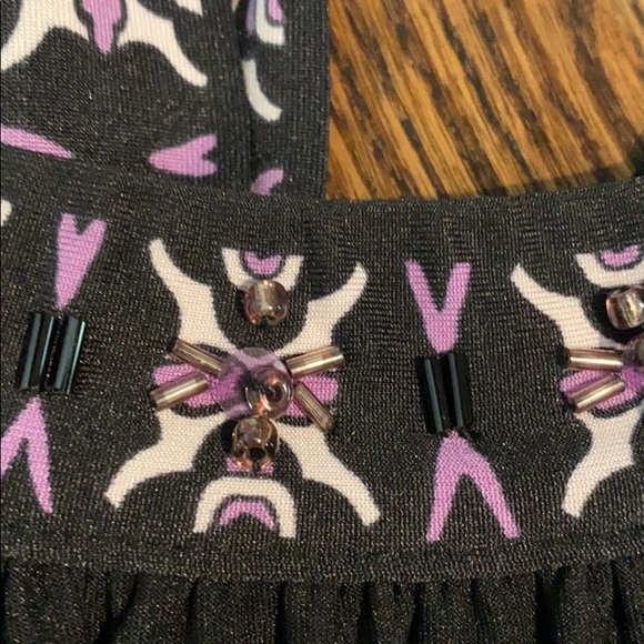 5 Twelve Black Cold Shoulder Bell Sleeve Shirt Med - Picture 3 of 7